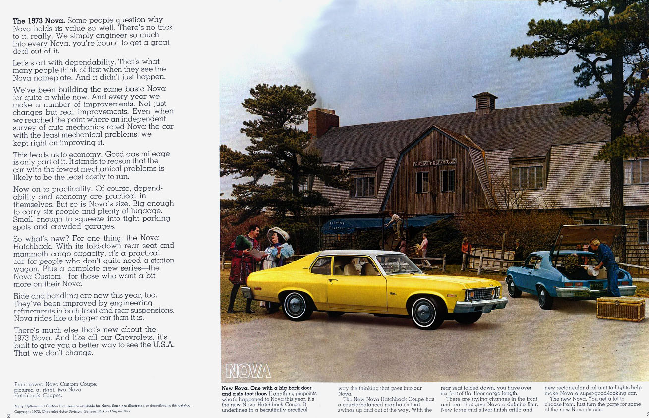 1973 Chevrolet Nova Brochure Page 1